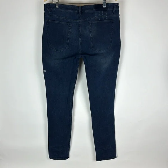 Ksubi Van ankle Jeans Stretch Blue button Fly Men’s Size 38 x 32”